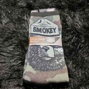 Smokey Camouflage Socks. New In Package . 1 - Pair.